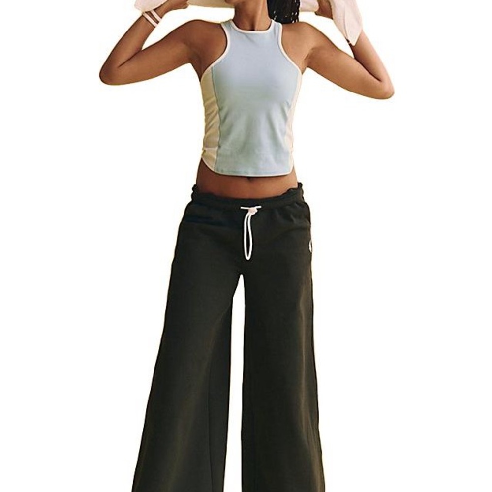 Free People Movement For The Win Wide Leg Pants in Brown - Picture 9 of 9